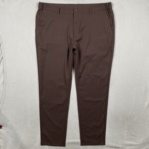 Jack Archer JetSetter‎ Tech Pants Men's 38x29 Slim Brown Performance Office Golf